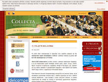 Tablet Screenshot of collecta.si